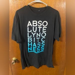 Black graphic teeshirt